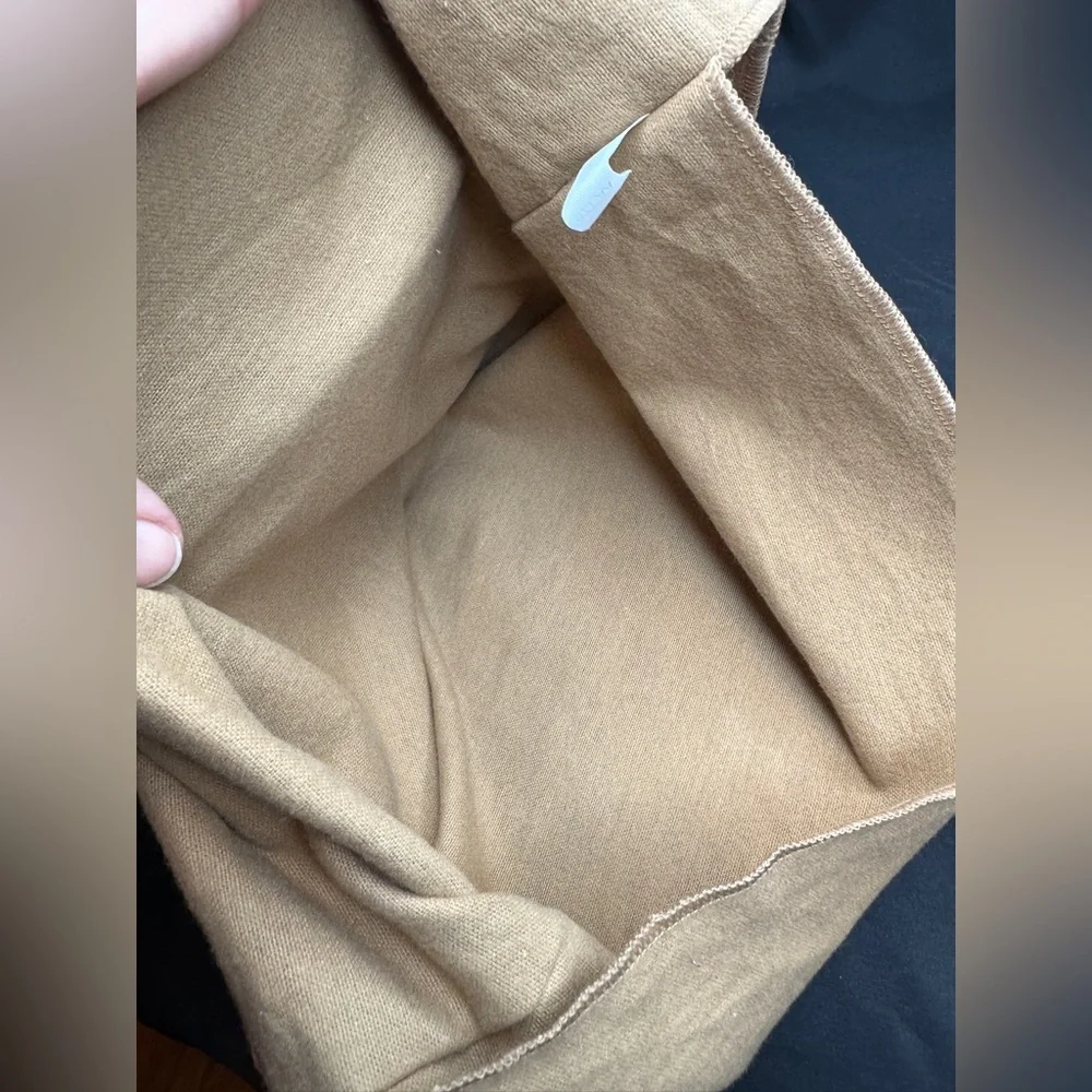 Louis Vuitton Beige Dust Bag with LV Logo